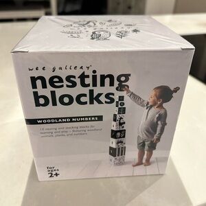 Wee Gallery Nesting Blocks- Woodland Numbers, Unopened